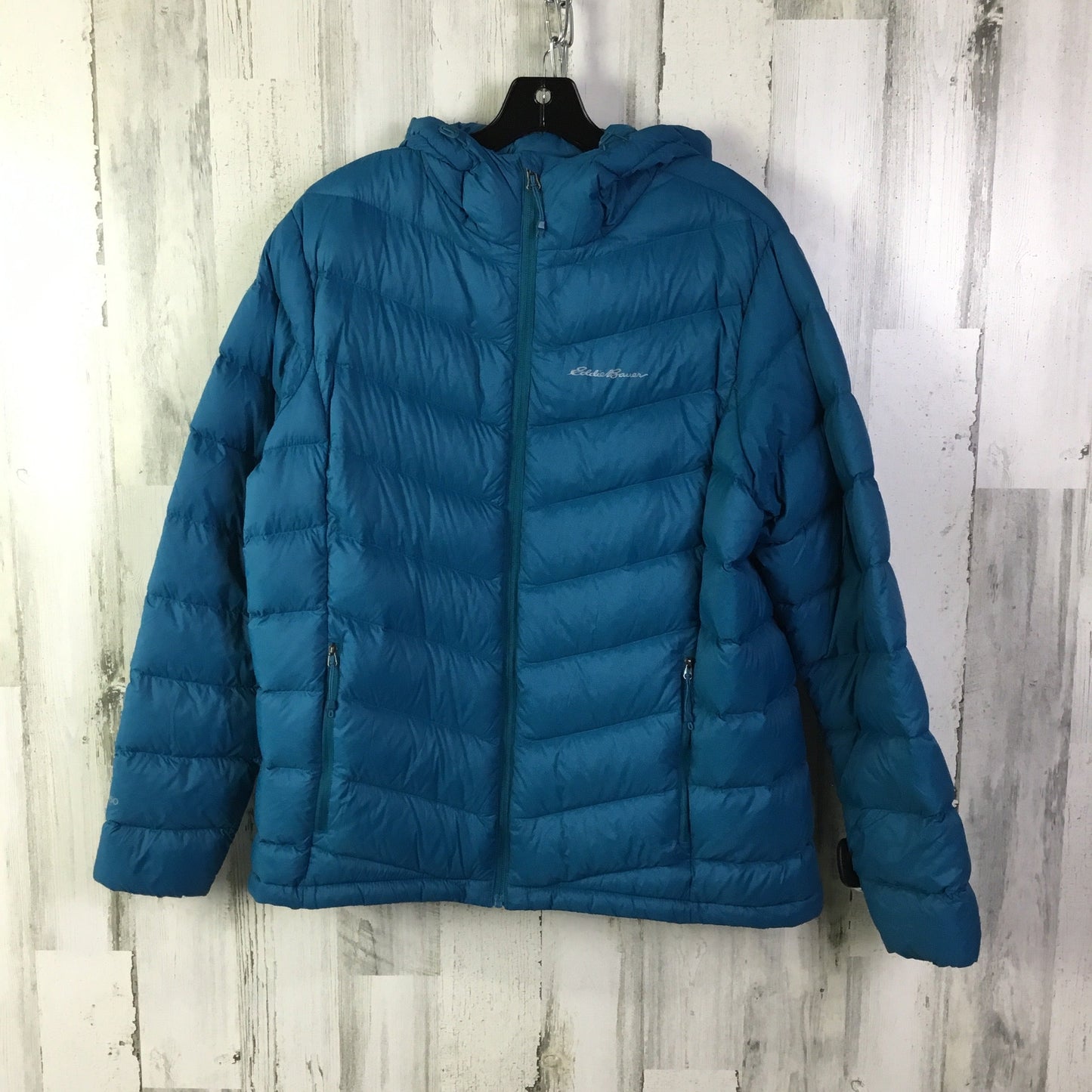 Coat Puffer & Quilted By Eddie Bauer In Blue, Size: Xl