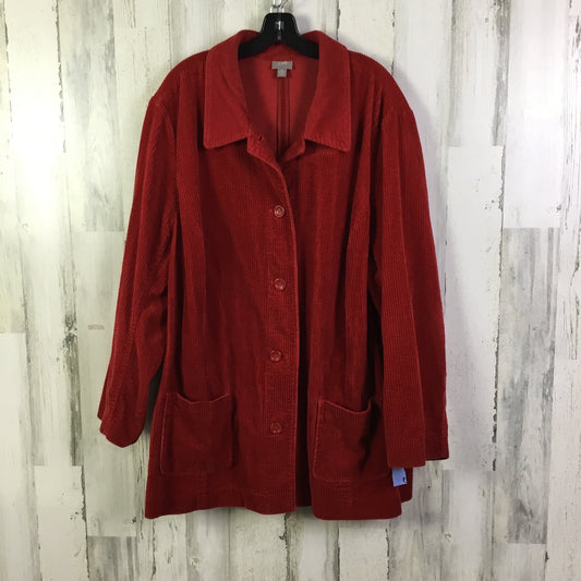 Blazer By J. Jill In Red, Size: 4x