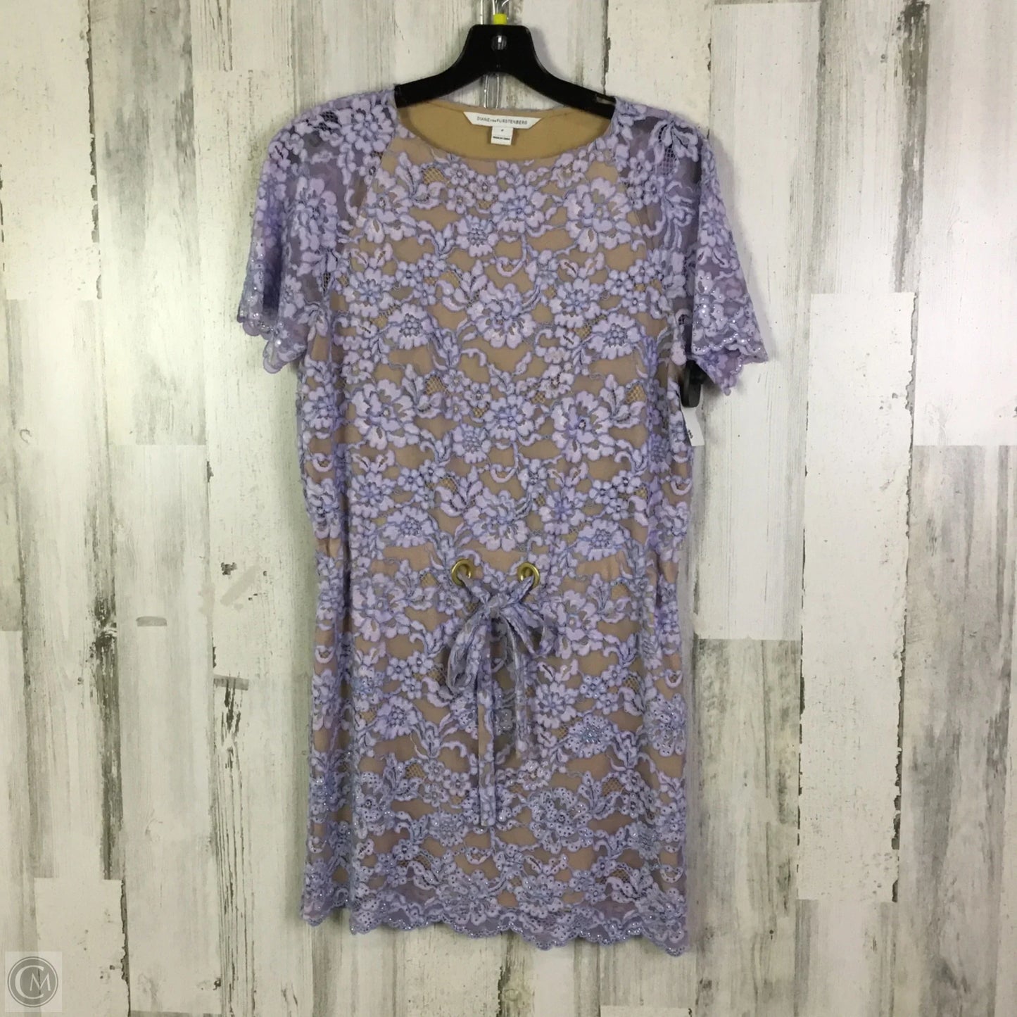 Dress Designer By Diane Von Furstenberg In Purple, Size: Sp