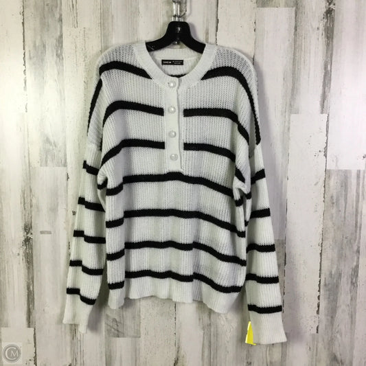 Sweater By Shein In Black & White, Size: M