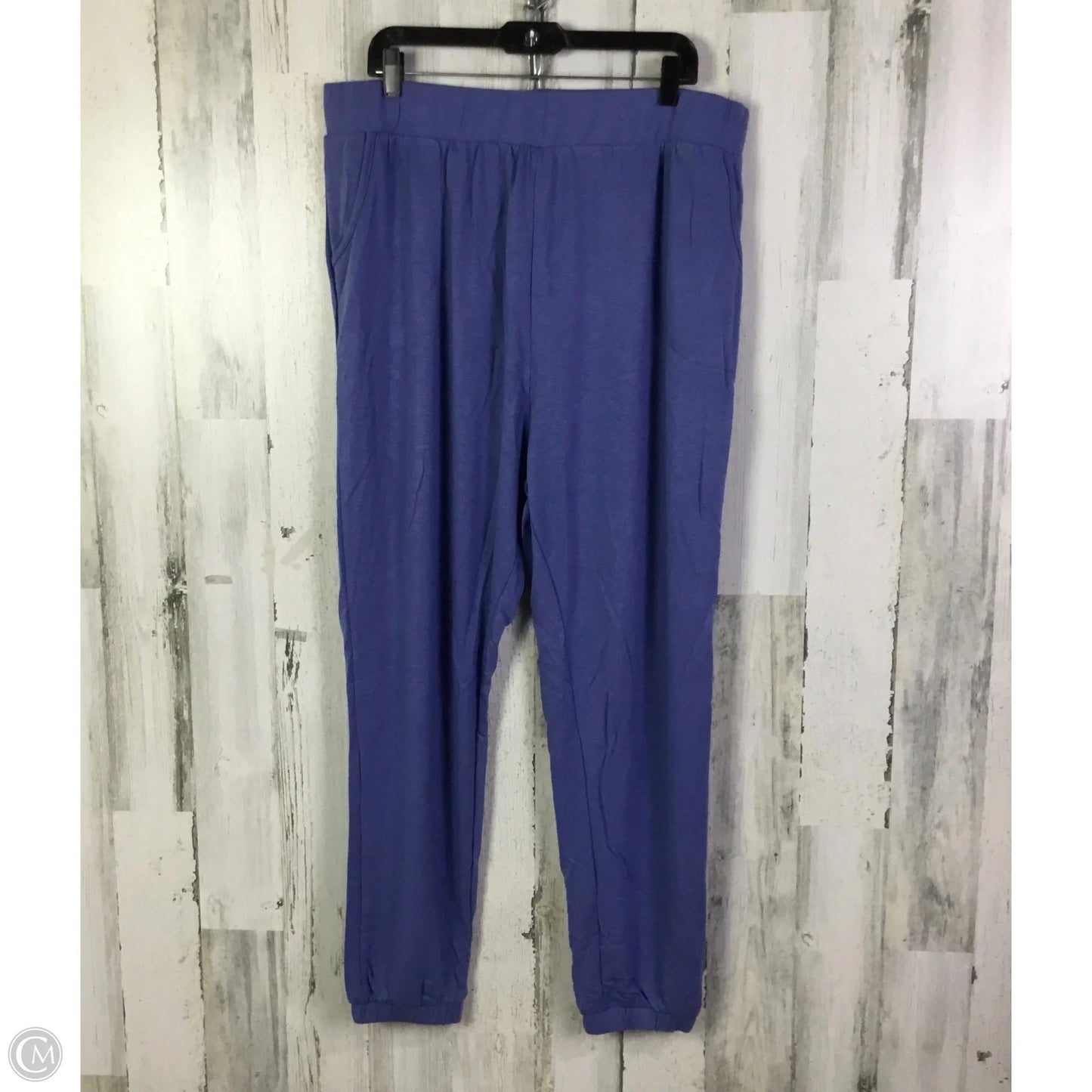 Lounge Set Pants By Clothes Mentor In Blue, Size: 2x