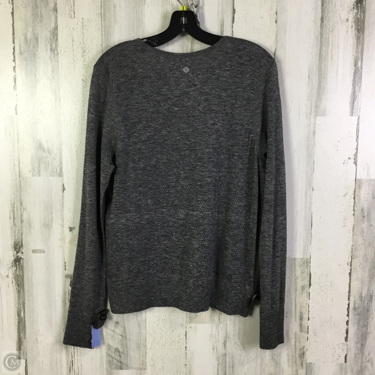 Athletic Top Long Sleeve Crewneck By Lululemon In Grey, Size: 10