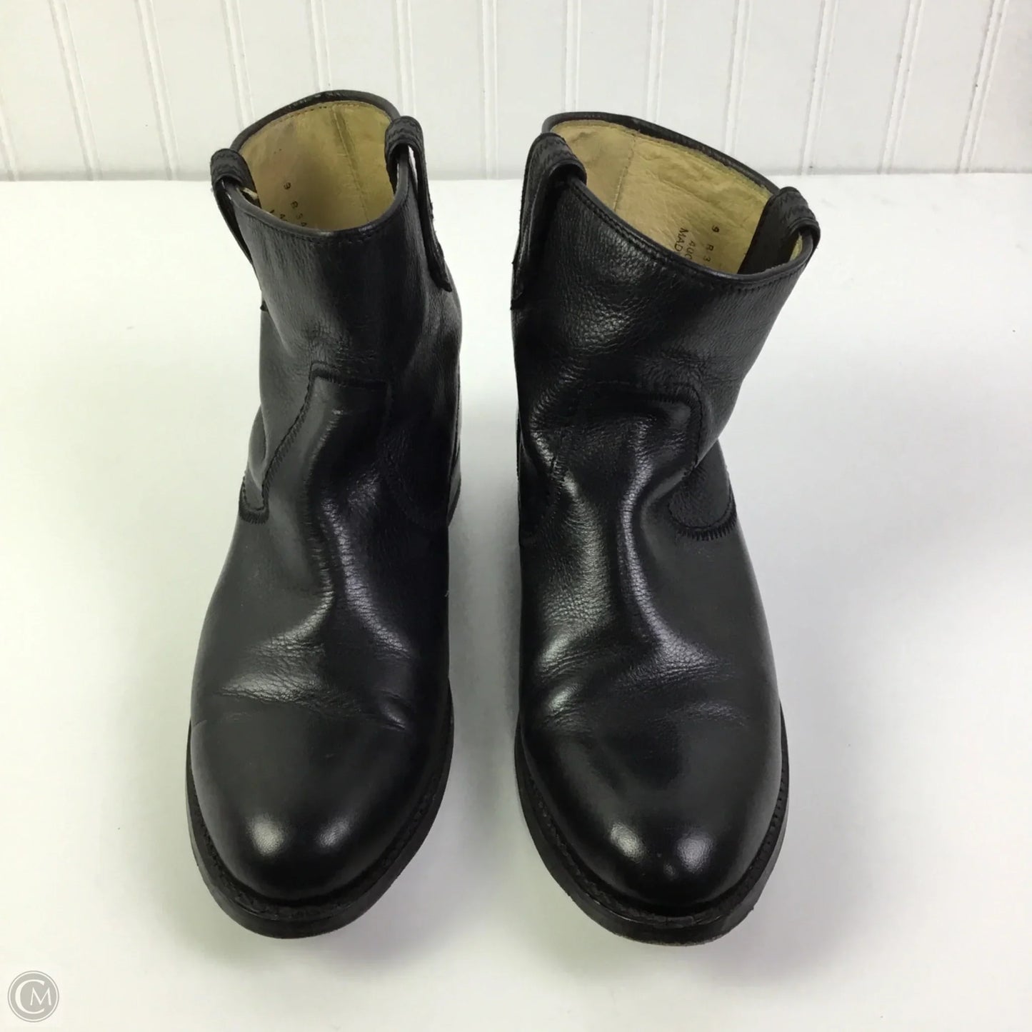 Boots Designer By Frye In Black, Size: 9