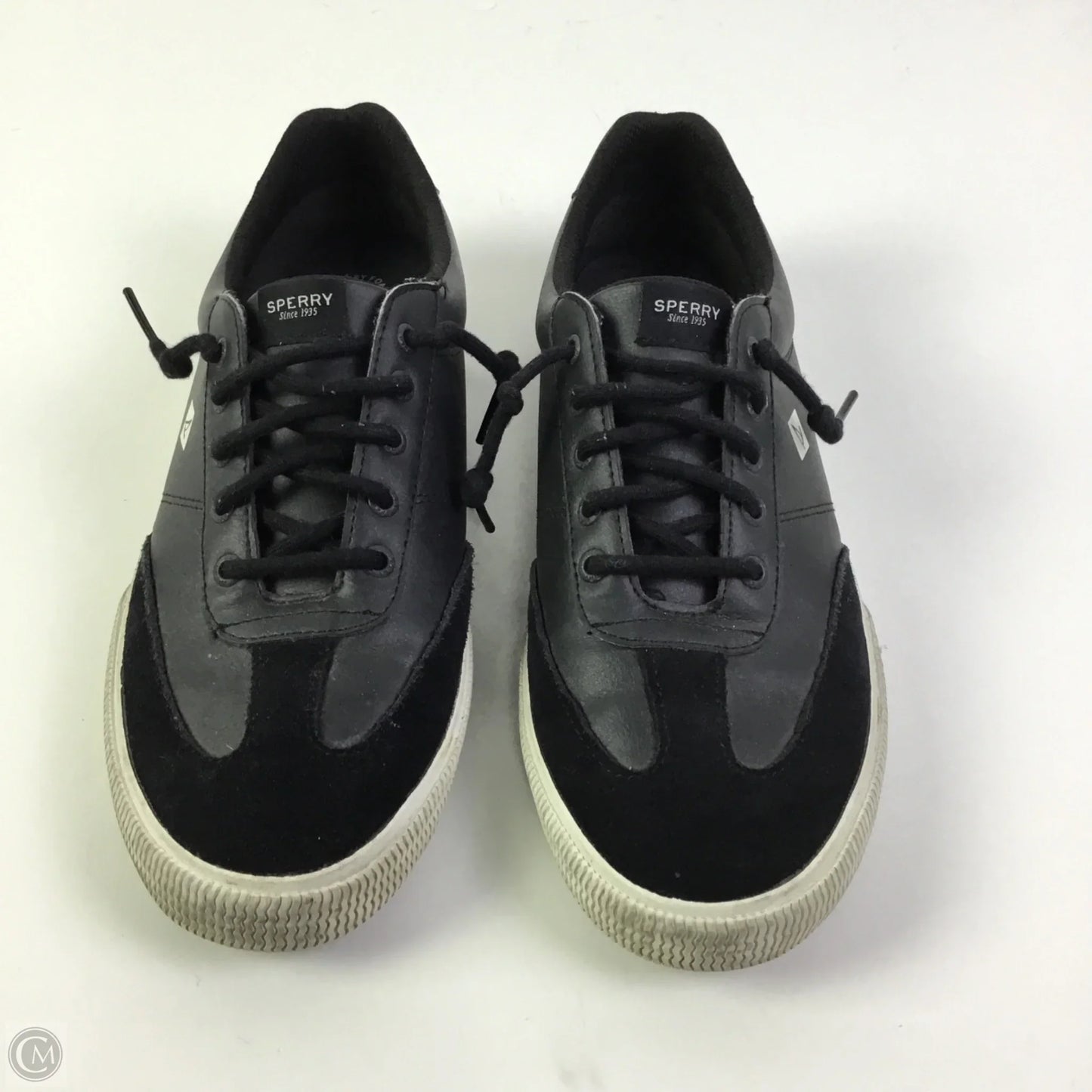 Shoes Sneakers By Sperry In Black, Size: 10