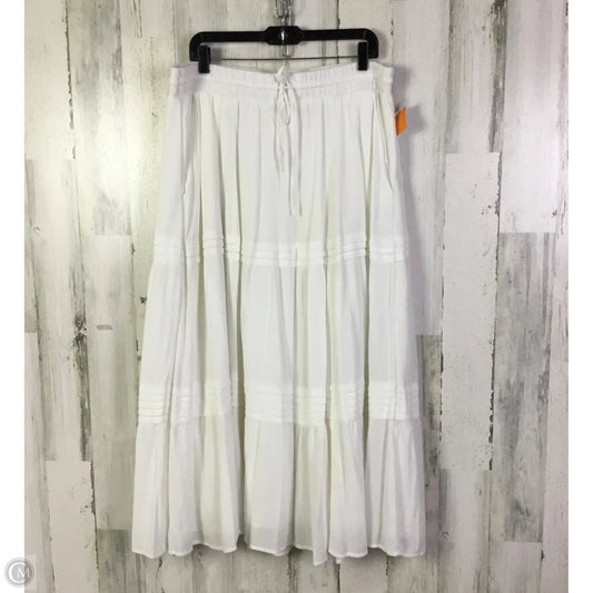 Skirt Maxi By Torrid In White, Size: 16