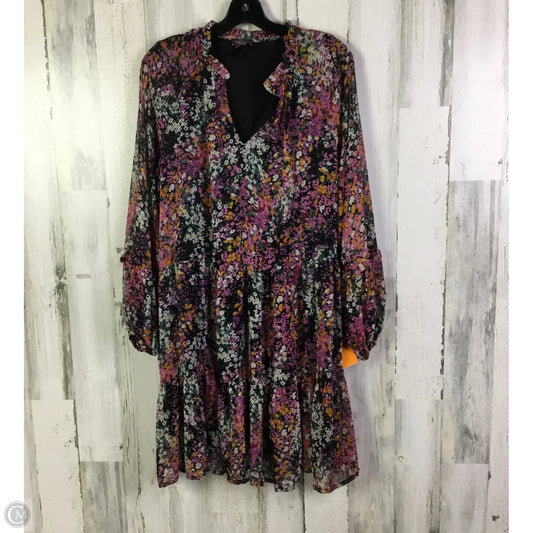 Dress Casual Short By Vince Camuto In Floral Print, Size: Xl