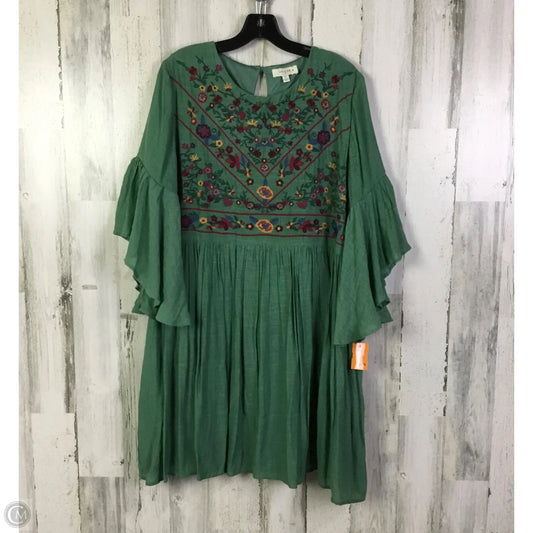 Dress Casual Short By Umgee In Green, Size: Xl