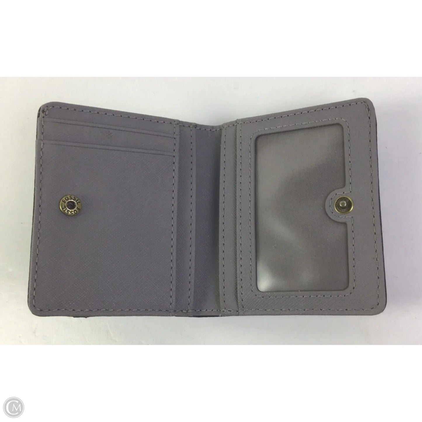 Wallet Leather By Fossil, Size: Small