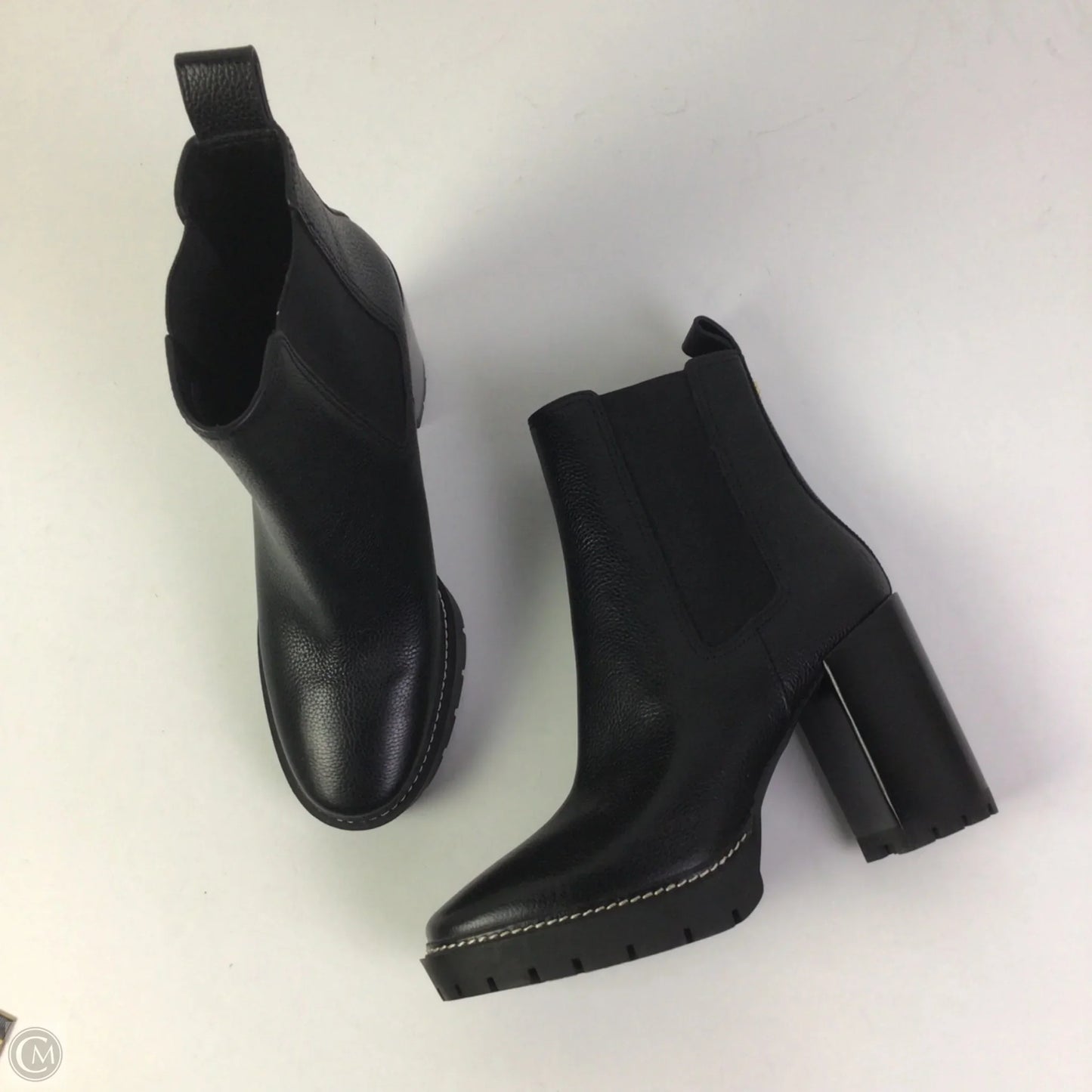 Boots Designer By Tory Burch In Black, Size: 10