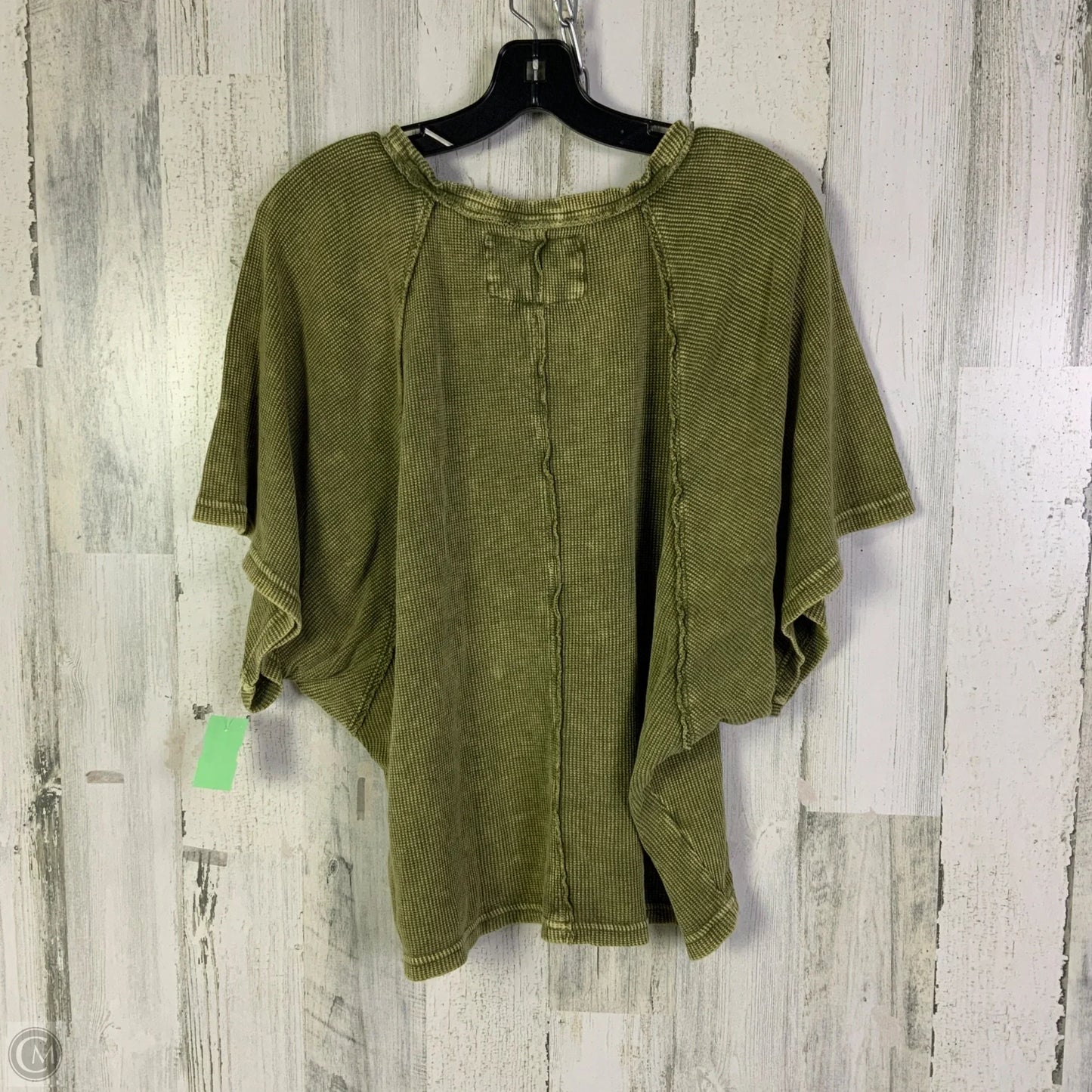Top Short Sleeve Basic By Pilcro In Green, Size: M