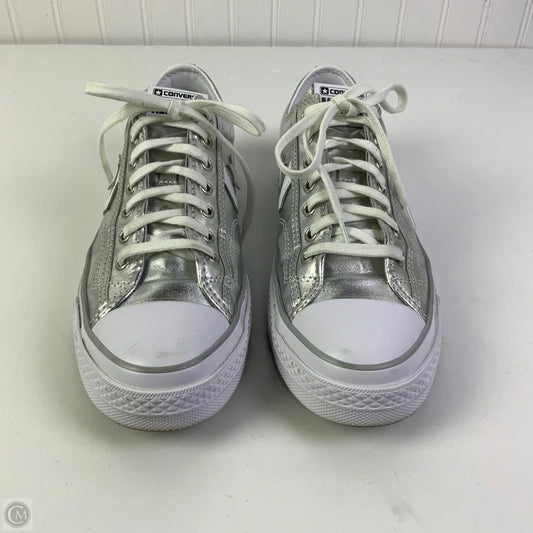 Shoes Sneakers By Converse In Silver, Size: 10