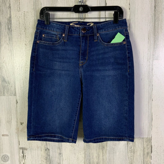 Shorts By Seven 7 In Blue Denim, Size: 8