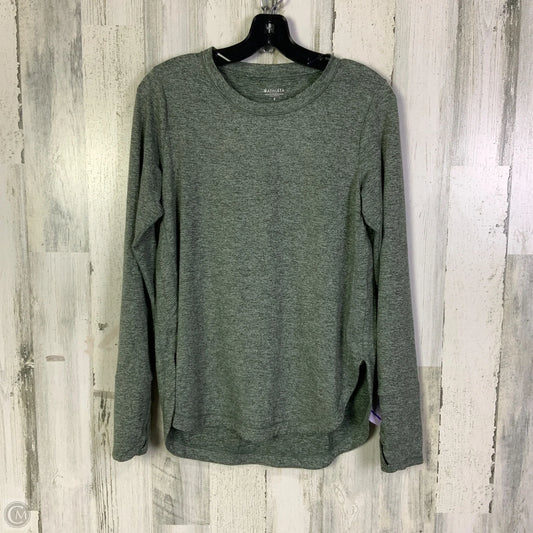 Athletic Top Long Sleeve Crewneck By Athleta In Green, Size: S