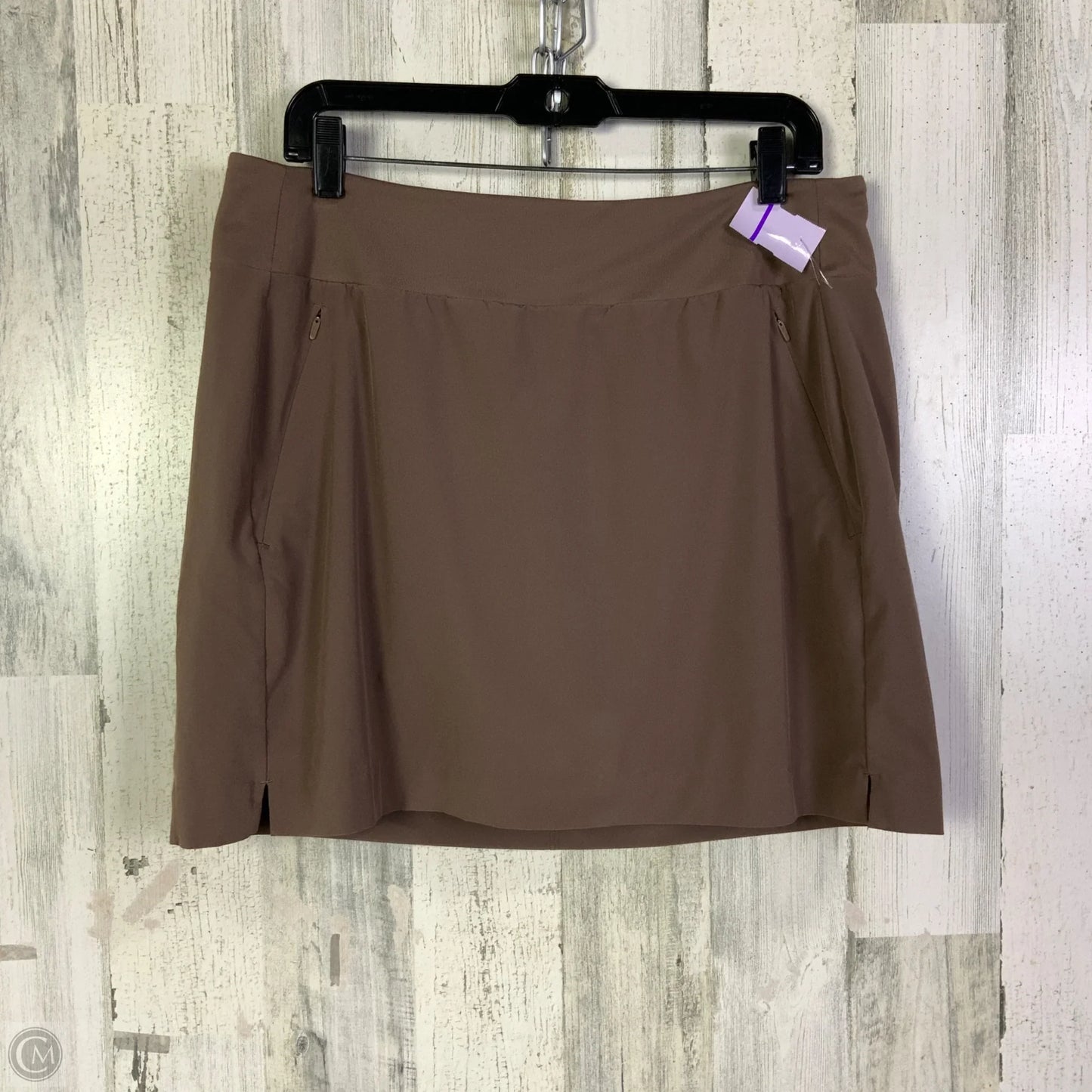 Athletic Skort By Athleta In Brown, Size: L