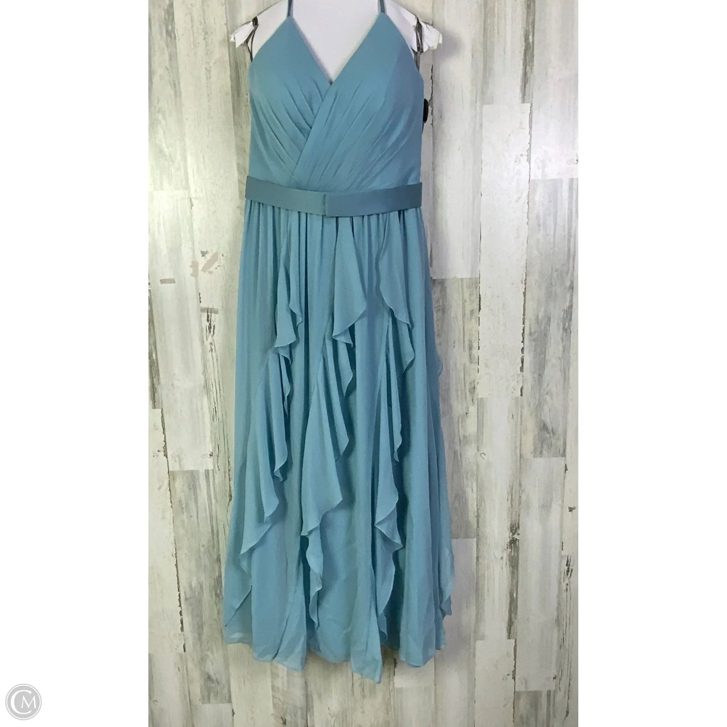 Dress Designer By Vera Wang In Blue, Size: 12