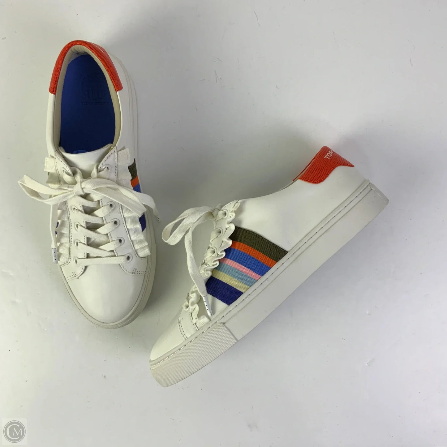 Shoes Designer By Tory Burch In White, Size: 8