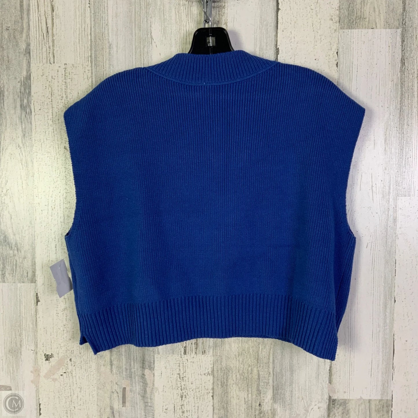 Vest Sweater By Free People In Blue, Size: S