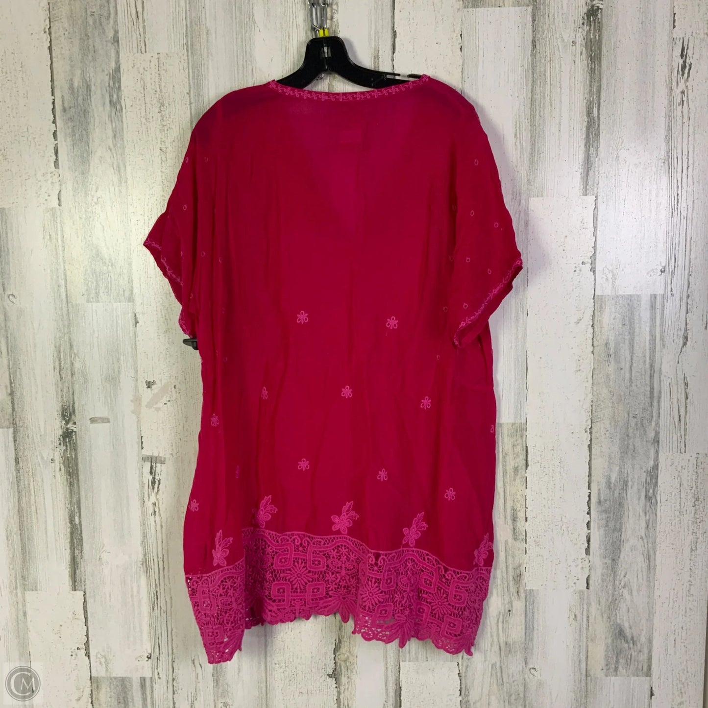 Dress Casual Short By Johnny Was In Pink, Size: L