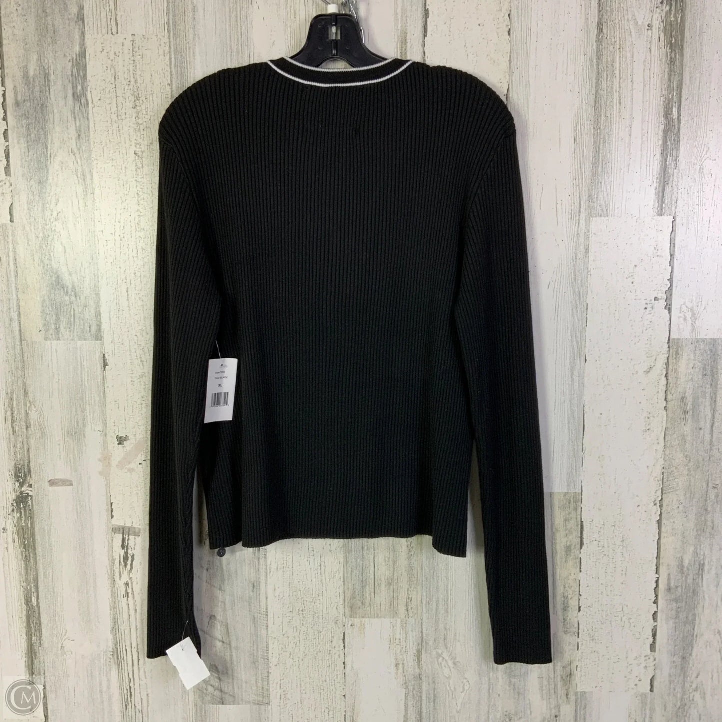 Cardigan By Alexia Admor In Black & White, Size: Xl
