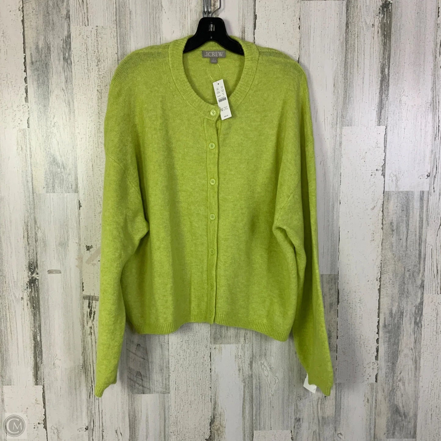 Cardigan By J. Crew In Green, Size: Xl