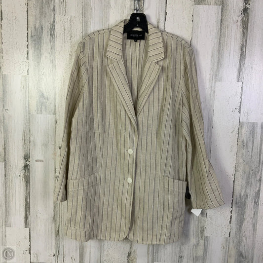 Blazer By Lafayette 148 In Beige, Size: Xl