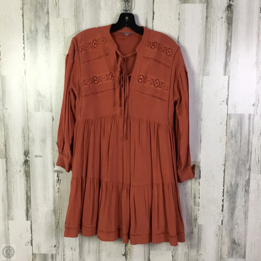 Dress Casual Short By Antonio Melani In Coral, Size: S