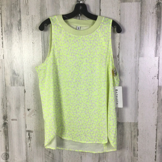 Athletic Tank Top By Athleta In Yellow, Size: L