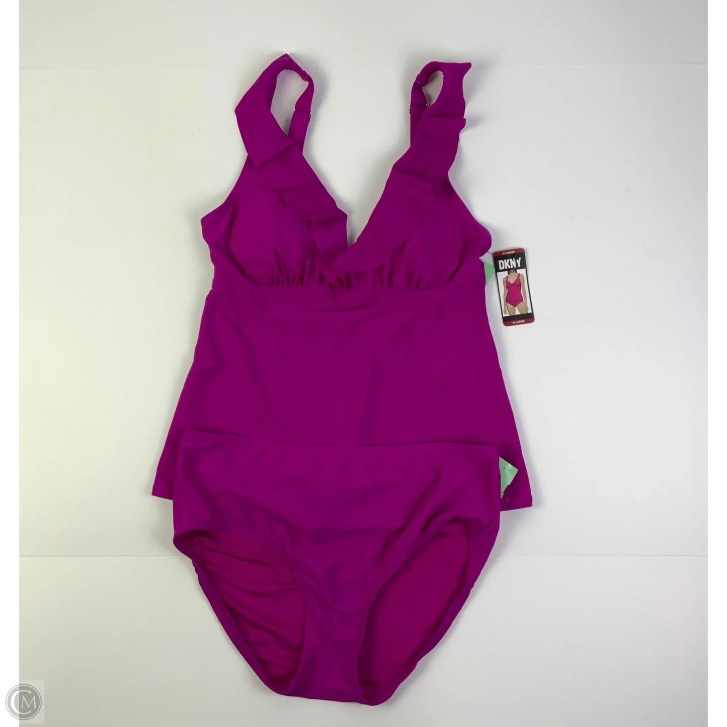 Swimsuit 2pc By Dkny In Pink, Size: Xl