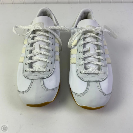 Shoes Athletic By Adidas In White, Size: 9