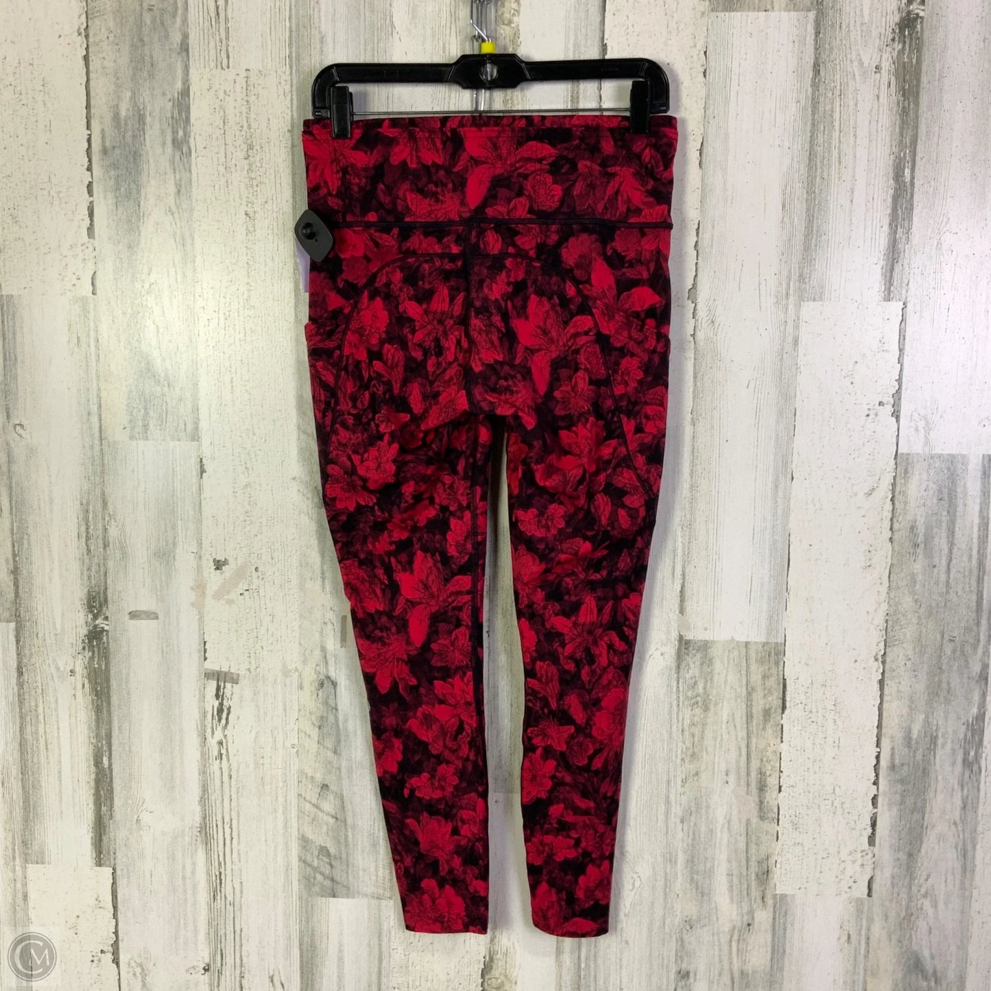 Athletic Leggings By Lululemon In Red, Size: 10