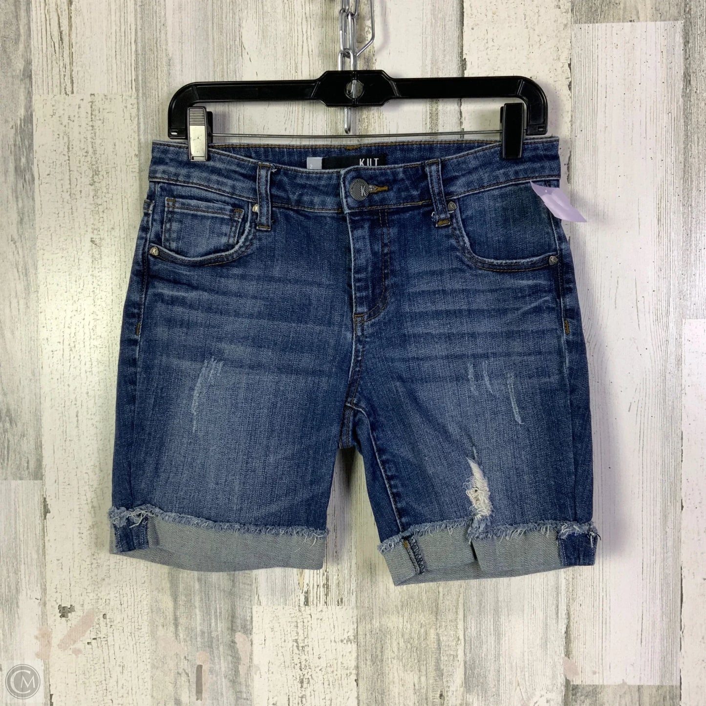 Shorts By Kut In Blue Denim, Size: 2
