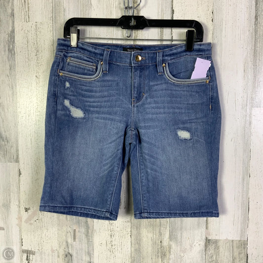Shorts By White House Black Market In Blue Denim, Size: 2