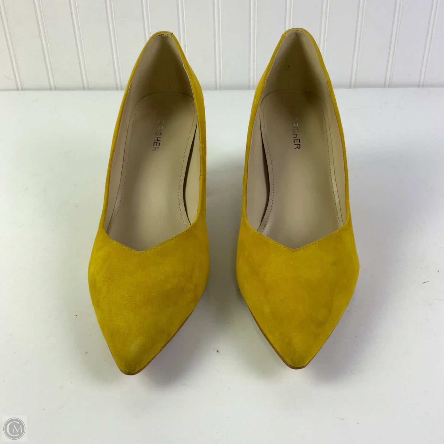 Shoes Heels Block By Marc Fisher In Yellow, Size: 10