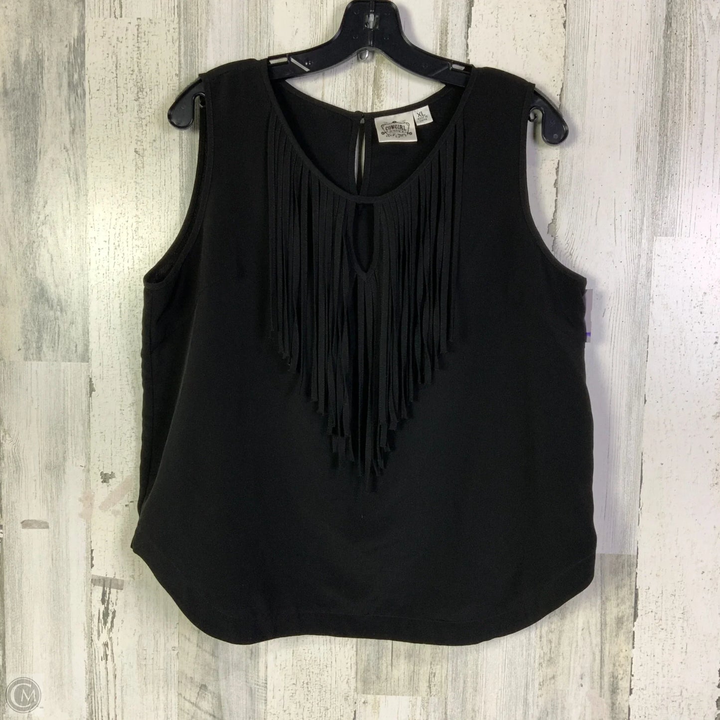 Top Sleeveless By Clothes Mentor In Black, Size: Xl
