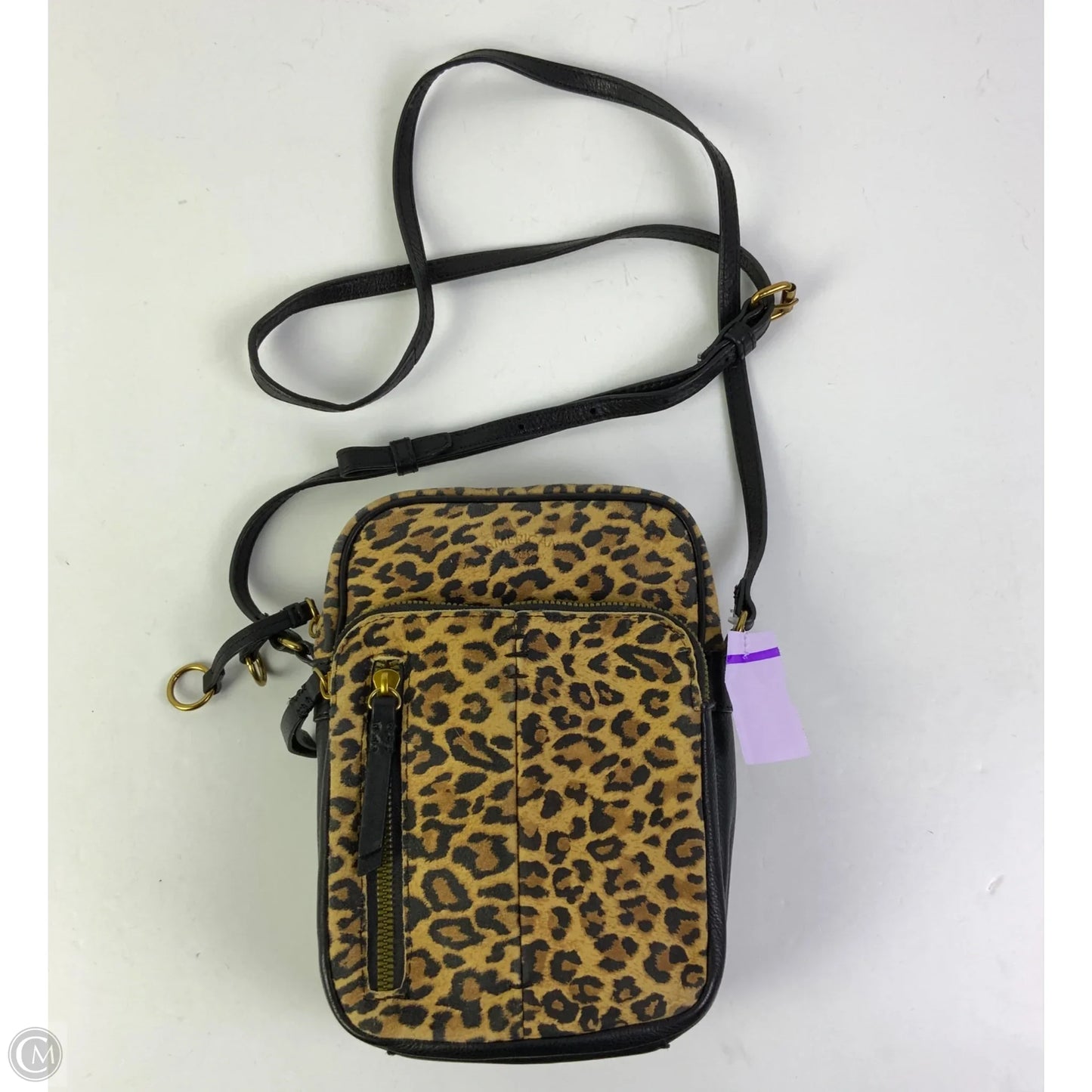 Crossbody Leather By Clothes Mentor, Size: Small