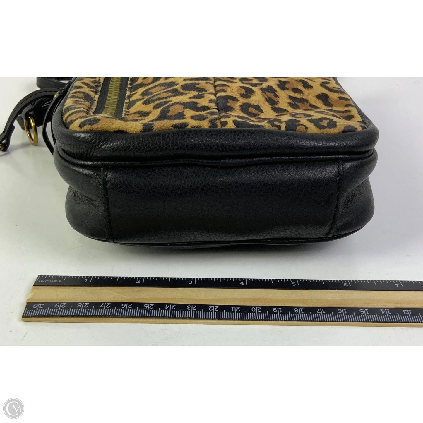 Crossbody Leather By Clothes Mentor, Size: Small