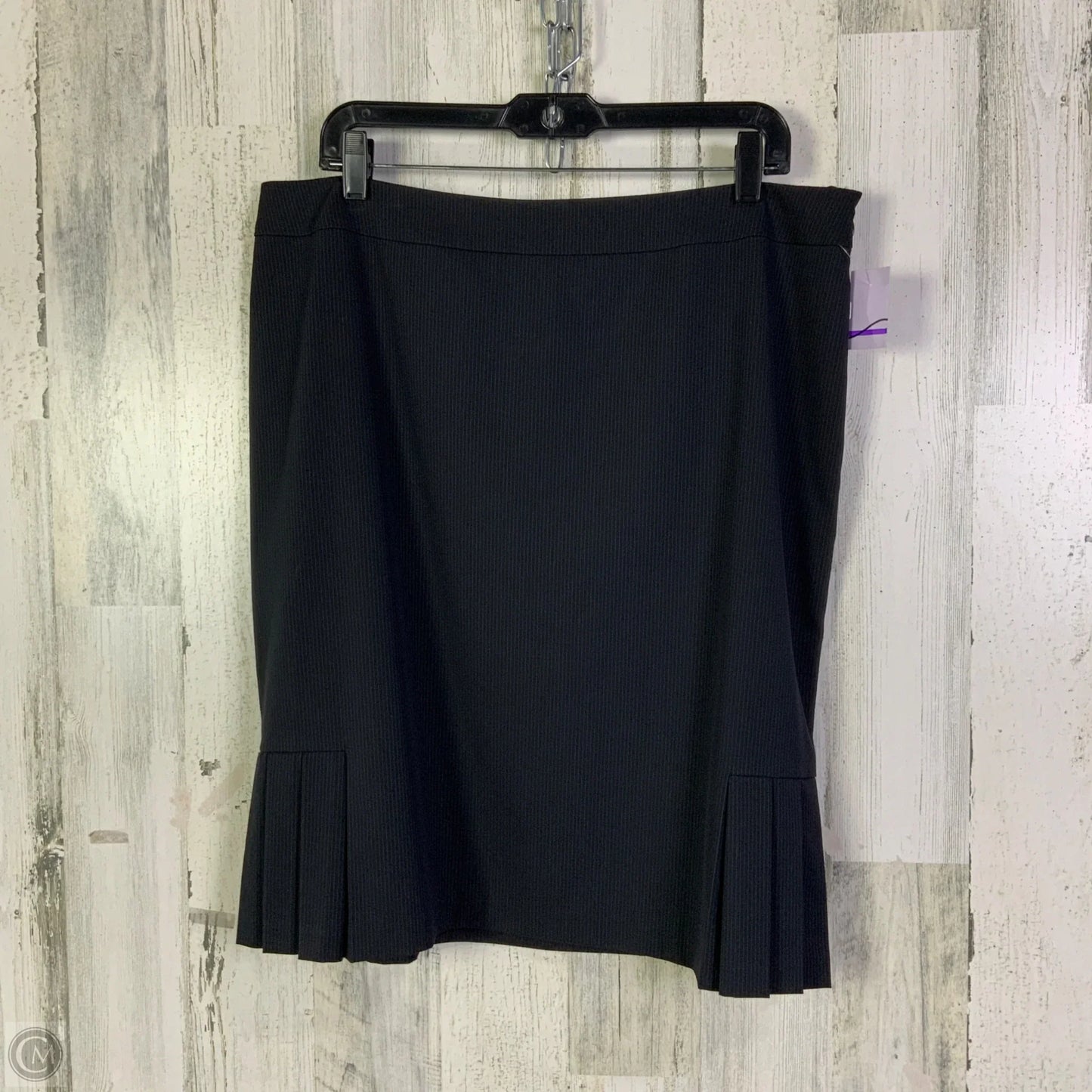 Skirt Suit 2pc By Tahari By Arthur Levine In Black, Size: Xl