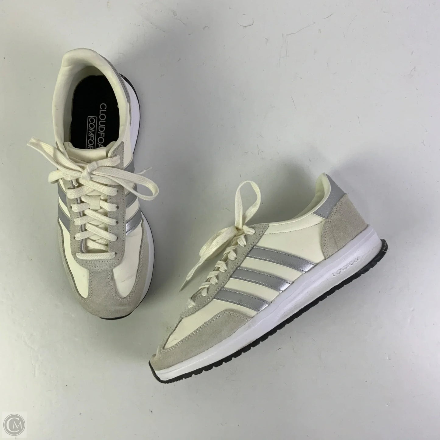 Shoes Athletic By Adidas In Cream, Size: 9