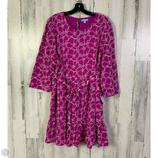 Dress Casual Short By Draper James In Pink, Size: Xxl