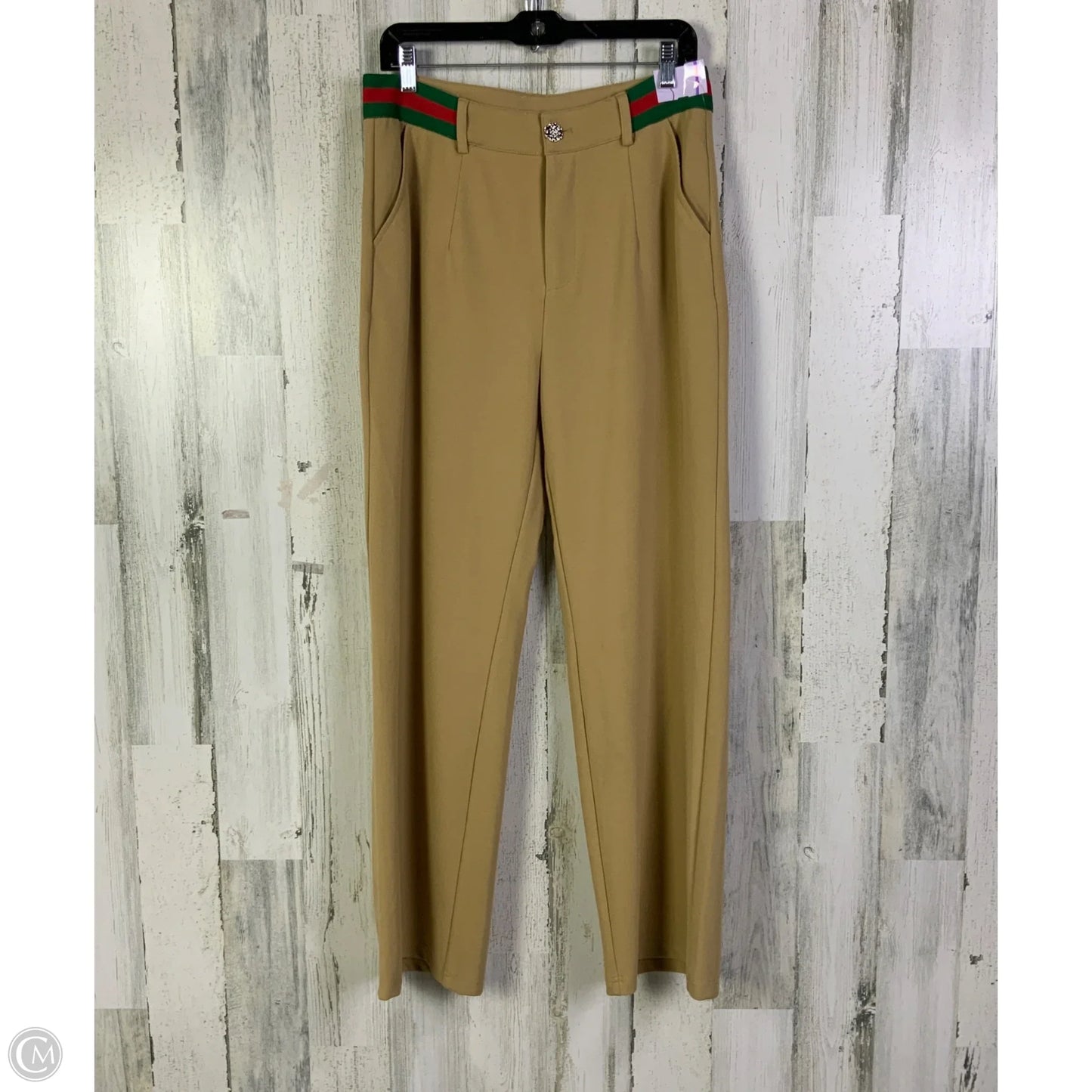 Pants Wide Leg By Jodifl In Tan, Size: 8