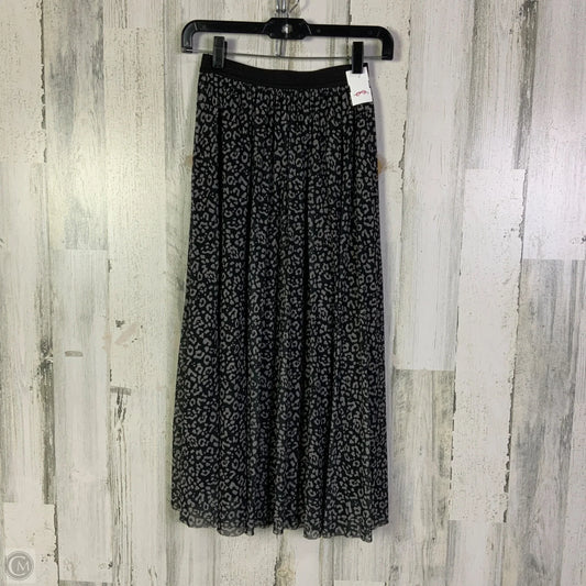 Skirt Maxi By Cmf In Black & Grey, Size: 0