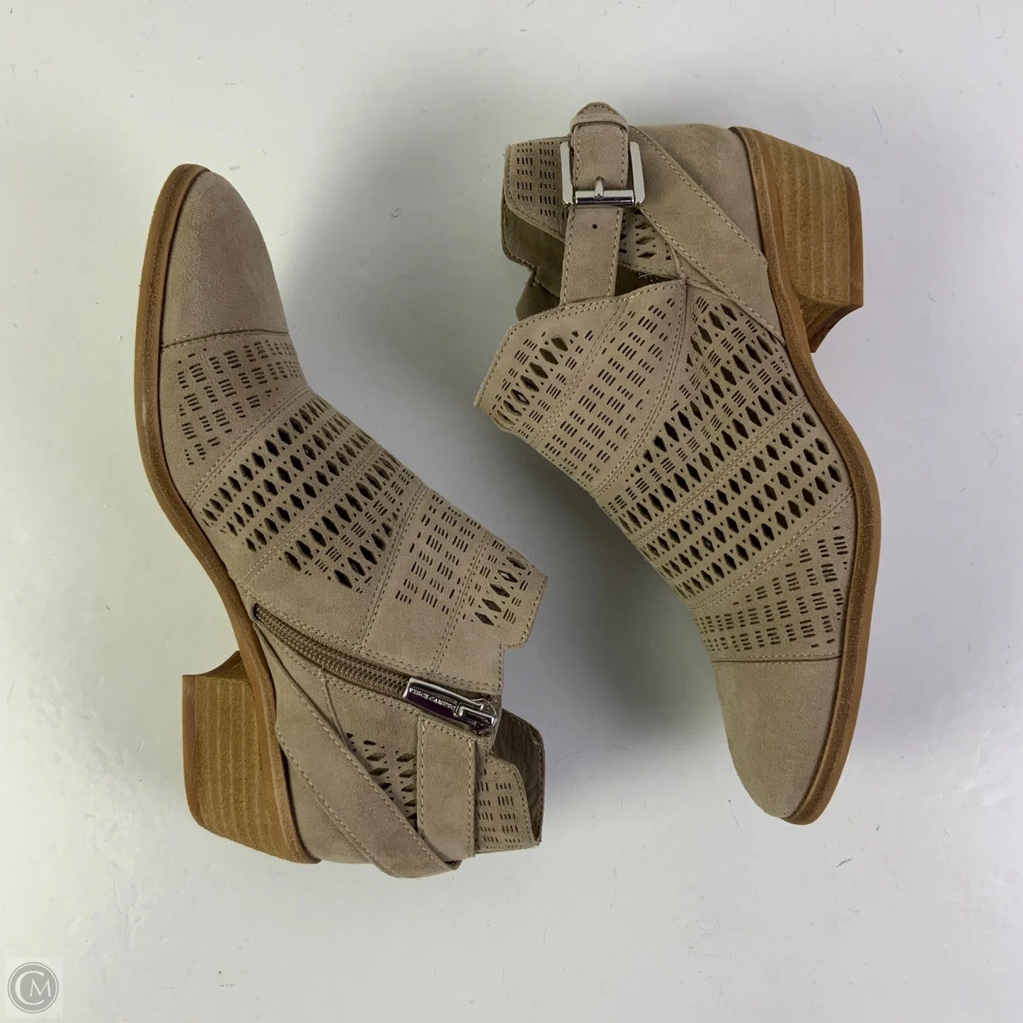 Boots Ankle Flats By Vince Camuto In Tan, Size: 6.5