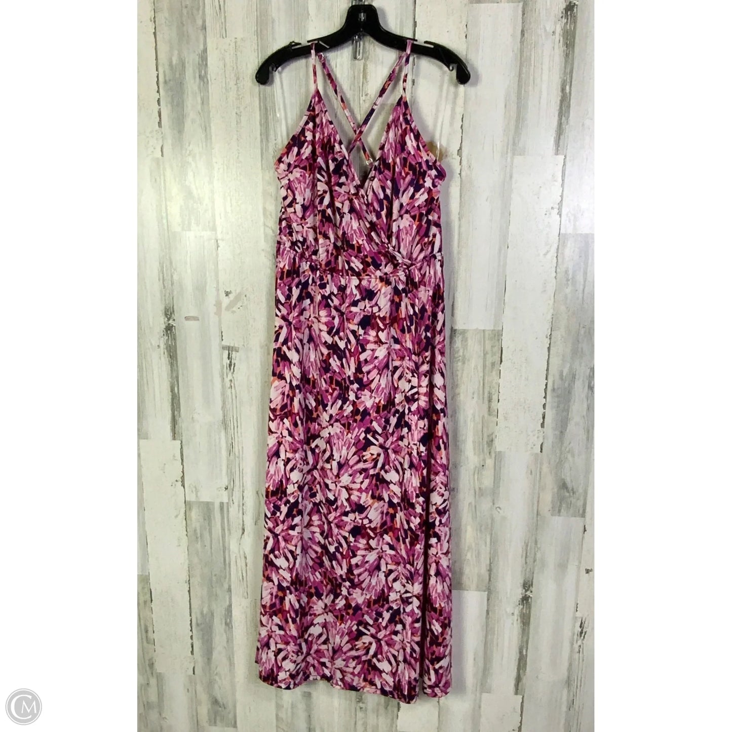 Dress Casual Maxi By Clothes Mentor In Pink & Purple, Size: Xxl