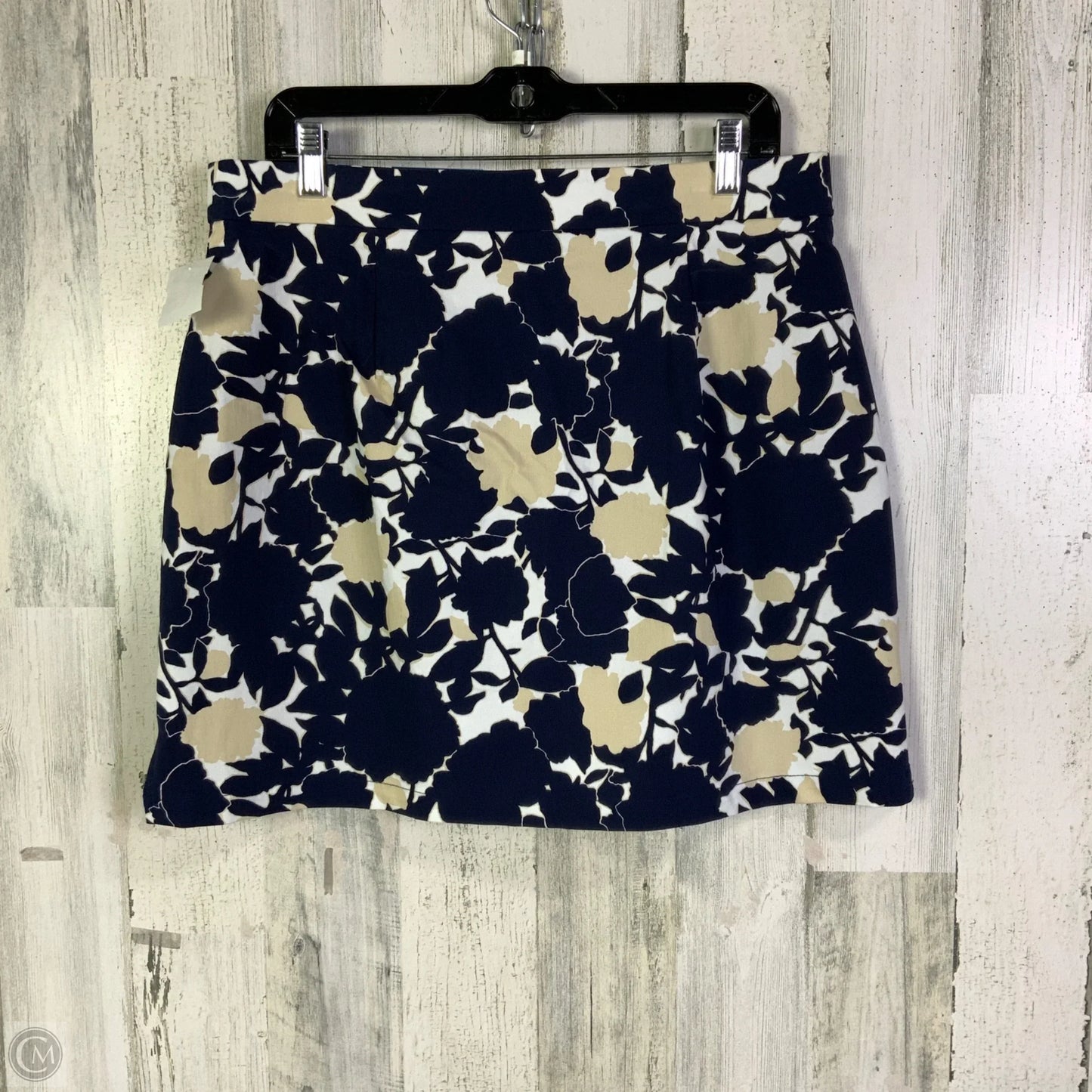 Skort By Rafaella In Blue & Tan, Size: 12