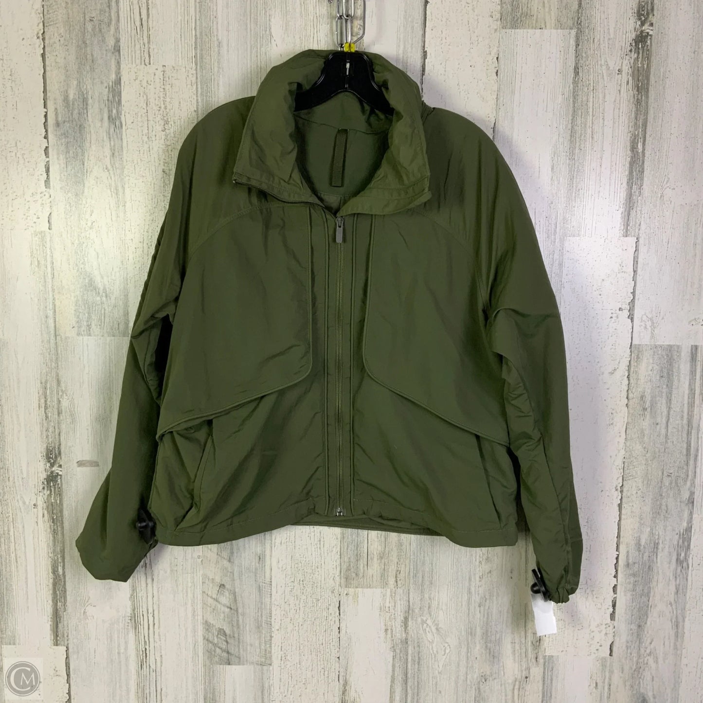 Jacket Windbreaker By Lululemon In Green, Size: M