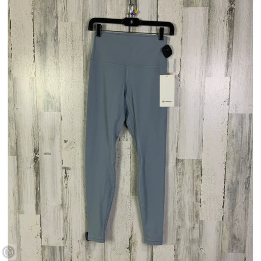 Athletic Leggings By Lululemon In Aqua, Size: 6