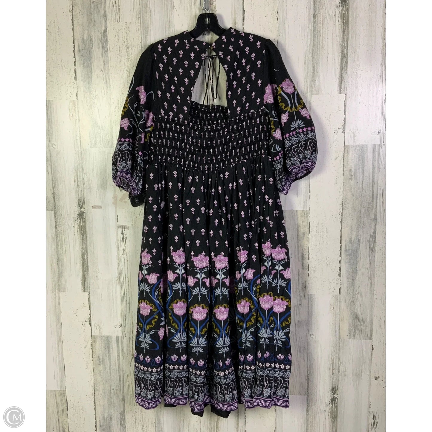 Dress Casual Midi By Anthropologie In Black, Size: 1x