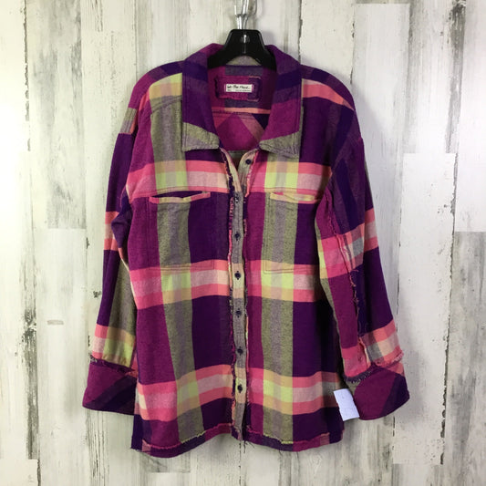 Jacket Shirt By We The Free In Purple, Size: S