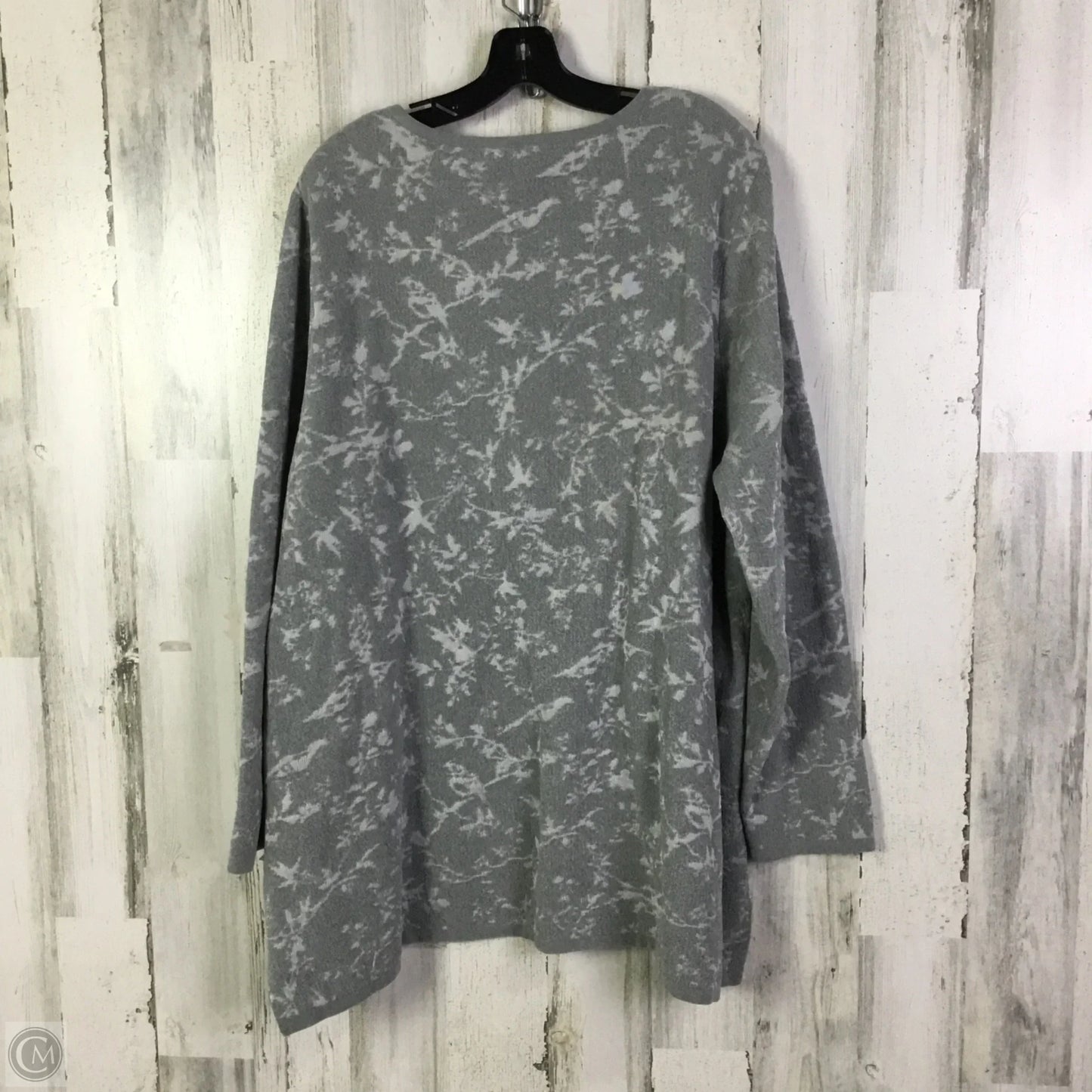Sweater By Soft Surroundings In Grey, Size: 2x