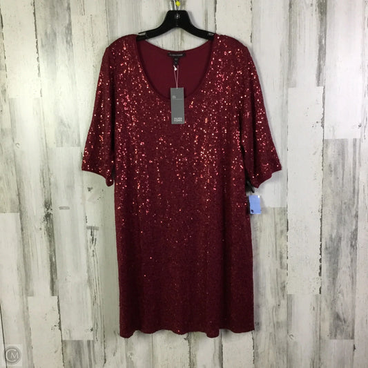 Dress Party Short By Eileen Fisher In Red, Size: Xl